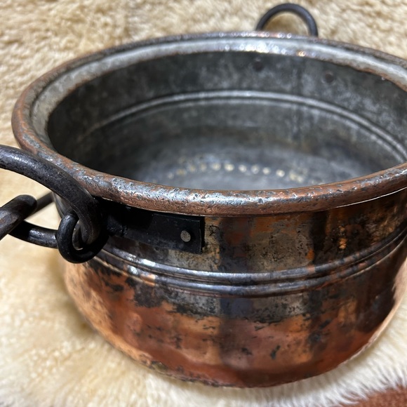 Copper caldron pot - Picture 5 of 10